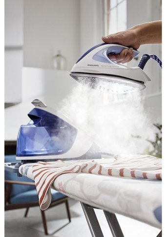 Philips Gc8711/20 2600 W 6 bar SteamGlide Tabanlı Şok Buharlı Kazanlı Ütü Mavi