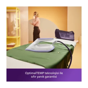 Philips PSG6024/30 2400 W 6.5 bar SteamGlide Plus Tabanlı Şok Buharlı Kazanlı Ütü Lila