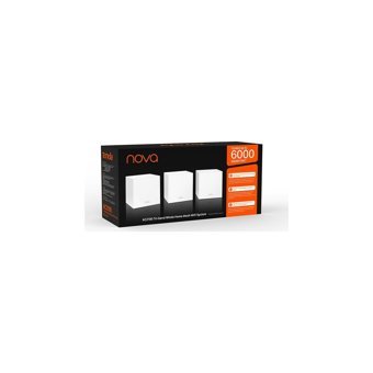 Tenda Nova MW12-3P Mesh 2.4 GHz-5 GHz 1734 Mbps Tri Band Router