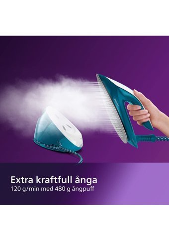 Philips PSG7024/20 2100 W 7.5 bar SteamGlide Advanced Tabanlı Şok Buharlı Kazanlı Ütü Mavi