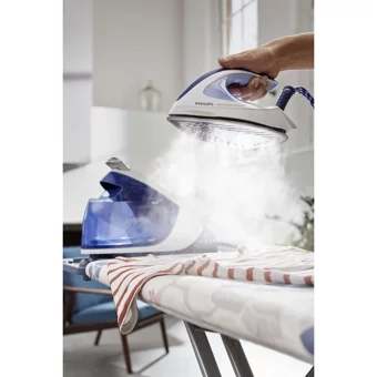 Philips GC8721/30 2600 W 6.2 bar SteamGlide Plus Tabanlı Şok Buharlı Kazanlı Ütü Mor