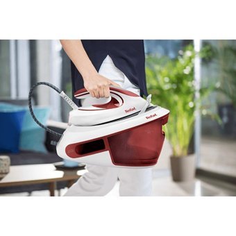 Tefal Antı-Calc Sv8030 2800 W 6.2 bar Durilium Airglide Tabanlı Şok Buharlı Kazanlı Ütü Kırmızı