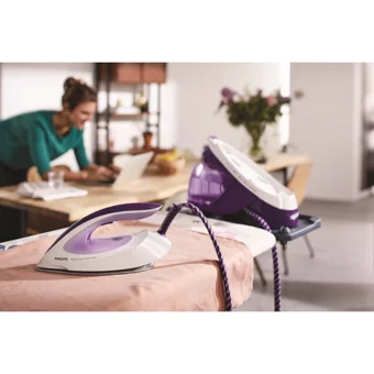 Philips GC8752/30 2600 W 6.5 bar SteamGlidePlus Tabanlı Şok Buharlı Kazanlı Ütü Mor