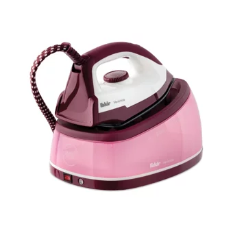 Fakir Veronica 2400 W 5.5 bar Titanyum Tabanlı Şok Buharlı Kazanlı Ütü Pembe