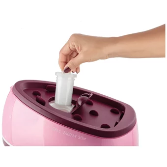 Fakir Veronica 2400 W 5.5 bar Titanyum Tabanlı Şok Buharlı Kazanlı Ütü Pembe