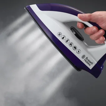 Russell Hobbs 24440-56 Steam 2600 W 4.5 bar Seramik Tabanlı Şok Buharlı Kazanlı Ütü Lacivert