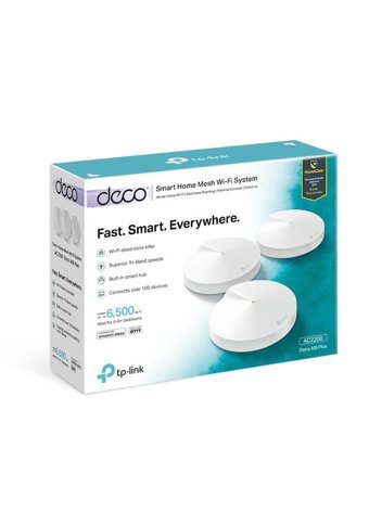 TP-Link DECO-M9PLUS-3P Mesh 2.4 GHz-5 GHz 1734 Mbps Tri Band Router