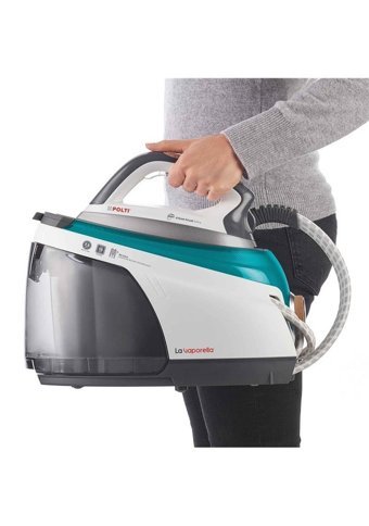 Polti La Vaporella XT100C 2400 W 7.5 bar Alüminyum Tabanlı Şok Buharlı Kazanlı Ütü Mavi