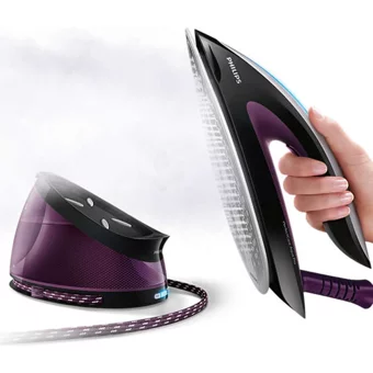 Philips GC9420/80 2100 W 7 bar T-ionicGlide Tabanlı Şok Buharlı Kazanlı Ütü Mor