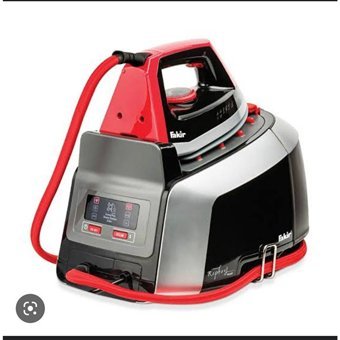 Fakir Raphael Plus 2400 W 6 bar Premium Nano Teknoloji Taban Tabanlı Şok Buharlı Kazanlı Ütü Siyah