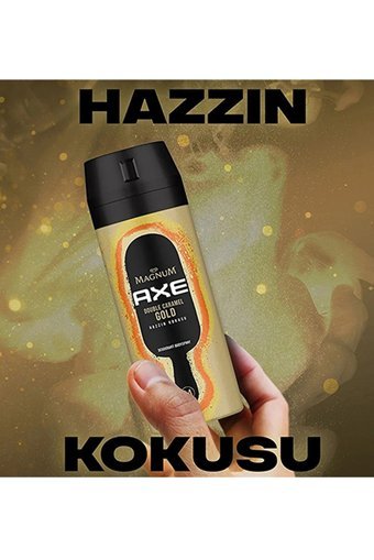 Axe Magnum Double Caramel Gold Pudrasız Ter Önleyici Sprey Erkek 2x150 ml