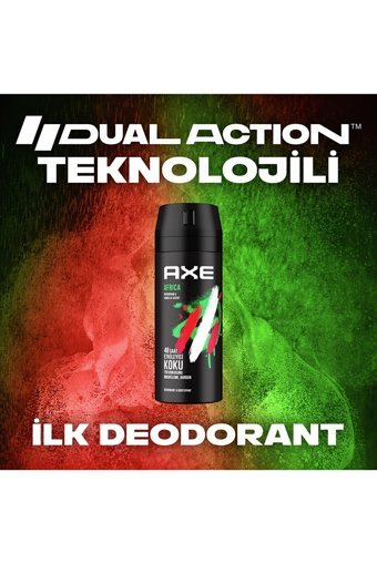 Axe Africa Pudrasız Ter Önleyici Sprey Erkek 5x150 ml