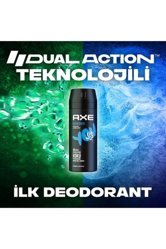 Axe You Refreshed Pudrasız Ter Önleyici Sprey Erkek 3x150 ml