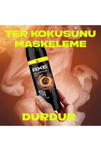 Axe Dark Temptation Pudrasız Ter Önleyici Sprey Erkek 3x200 ml