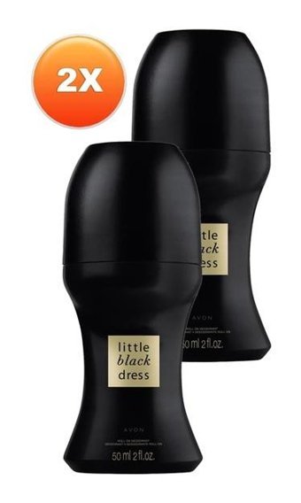 Avon Little Black Dress Pudralı Ter Önleyici Antiperspirant Roll-On Kadın Deodorant 2x50 ml