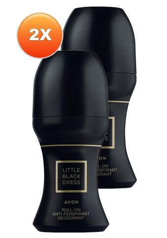 Avon Little Black Dress Pudralı Ter Önleyici Antiperspirant Roll-On Kadın Deodorant 2x50 ml