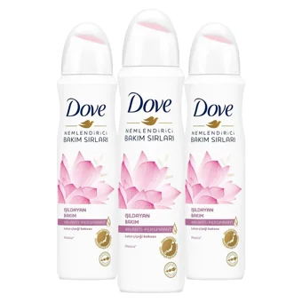 Dove Dogma Lotus Pudrasız Ter Önleyici Antiperspirant Sprey Kadın 3x150 ml