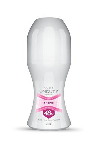 Avon On Duty Active Pudralı Ter Önleyici Antiperspirant Roll-On Kadın Deodorant 50 ml