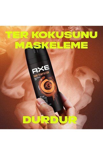 Axe Dark Temptation Pudrasız Ter Önleyici Sprey Erkek 5x150 ml