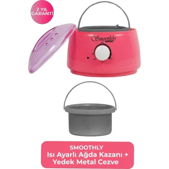Smoothly 1+1 Boncuk Ağda Makinesi Pembe