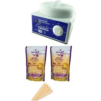 Epilady Ege Sir 1+1 Boncuk Ağda Makinesi + 2xNaturel Boncuk Ağda + Spatula