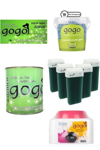 Gogo 2+1 Konserve Ağda Makinesi + Granül Ağda + 5xKartuş Ağda + Kalıp Ağda