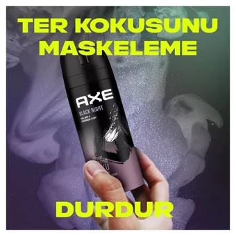 Axe Black Night Pudrasız Ter Önleyici Sprey Erkek 3x150 ml