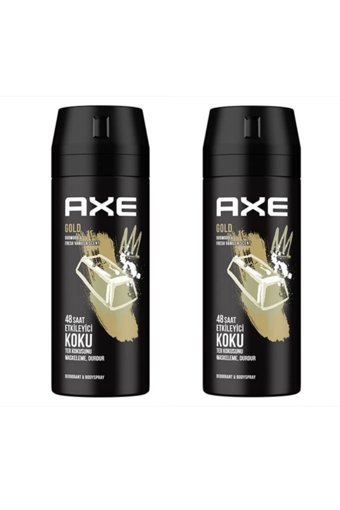 Axe Gold Pudrasız Ter Önleyici Sprey Erkek 2x150 ml