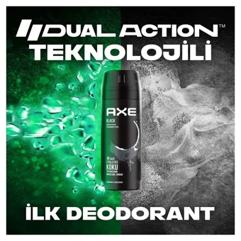 Axe Black Pudrasız Ter Önleyici Sprey Erkek 3x150 ml