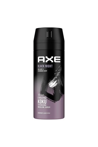 Axe Black Night Pudrasız Ter Önleyici Sprey Erkek 150 ml