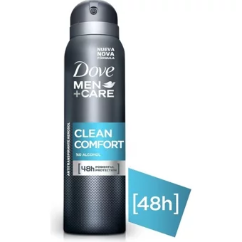Dove Clean Comfort Pudralı Ter Önleyici Antiperspirant Sprey Erkek 2x150 ml