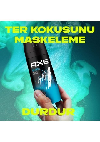 Axe Ice Chill Pudrasız Ter Önleyici Sprey Erkek 3x150 ml