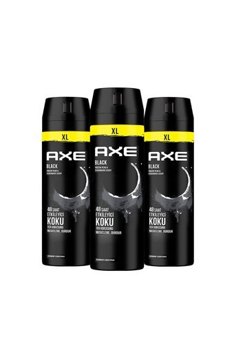 Axe Black Pudrasız Ter Önleyici Sprey Erkek 3x200 ml