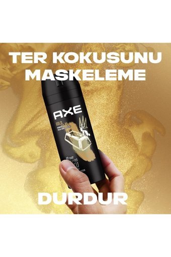 Axe Gold Pudrasız Ter Önleyici Sprey Erkek 150 ml