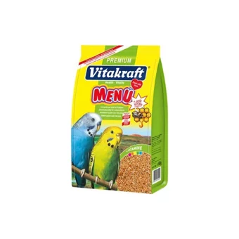 Vitakraft Yüksek Kaliteli Kabuklu Ballı Vitaminli Muhabbet Kuşu Yemi 1 kg
