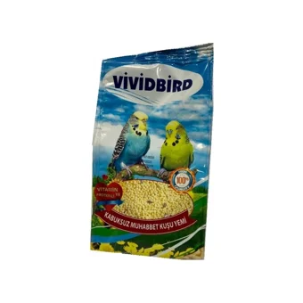 Vivid Bird Kabuksuz Sade Vitaminli Muhabbet Kuşu Yemi 400 gr