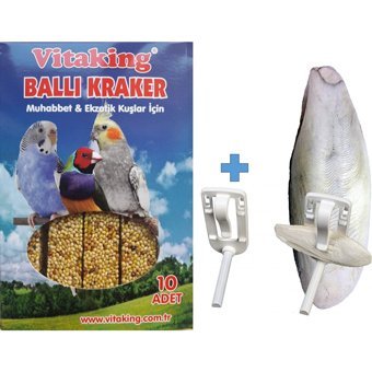 Vitaking Kabuklu Sade Vitaminli Muhabbet Kuşu Yemi 1 kg