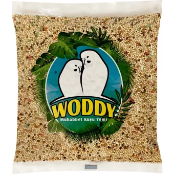 Woddy Kabuklu Karışık Muhabbet Kuşu Yemi 500 gr