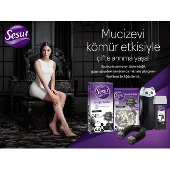 Sesu Jüpiter 1+1 Boncuk Ağda Makinesi + 2xBoncuk Ağda + Spatula