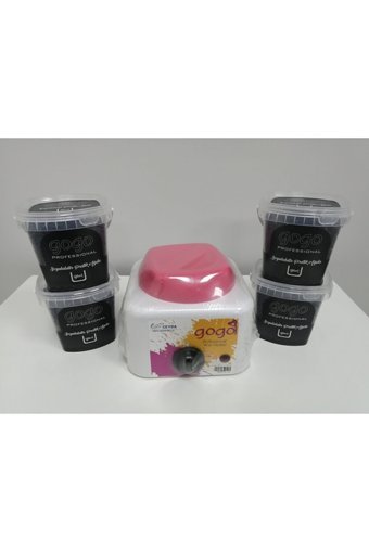 Gogo Professional 1+1 Boncuk Ağda Makinesi + 4xSiyah Boncuk Ağda