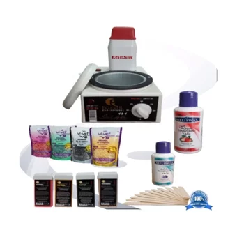 Ege Sir Profesyonel 2+1 Ağda Makinesi + Vivet Boncuk Ağda 4'Lü Set + 10xSpatula + 125 ml Ağda Yağı + 2 Metre Ağda Bezi + Egesir Kartuş Ağda 4'Lü Set