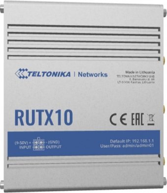Teltonika RUTX10 2.4 GHz-5 GHz 4G 867 Mbps Dual Band Router