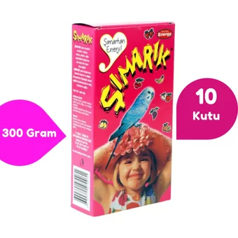 Energy Şımarık Kabuklu Sade Muhabbet Kuşu Yemi 10x300 gr