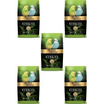 Gold Wings Premium Kabuklu Karışık Muhabbet Kuşu Yemi 5x1 kg