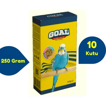 Energy Goal Kabuklu Sade Muhabbet Kuşu Yemi 10x250 gr