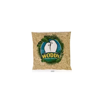 Woddy Kabuklu Sade Muhabbet Kuşu Yemi 3x500 gr
