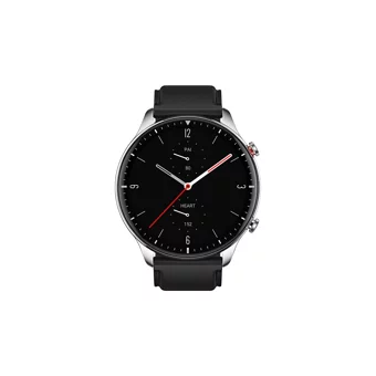 Amazfit GTR 2 Android-iOS Su Geçirmez 47 mm Deri Kordon Yuvarlak Unisex Akıllı Saat Siyah