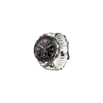 Amazfit T-Rex Su Geçirmez 47.7 mm Silikon Kordon Yuvarlak Erkek Akıllı Saat Asker Yeşili