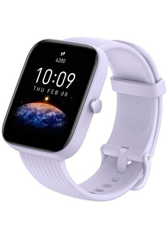 Amazfit Bip 3 Zepp OS Su Geçirmez 44.12 mm Silikon Kordon Dikdörtgen Unisex Akıllı Saat Gri