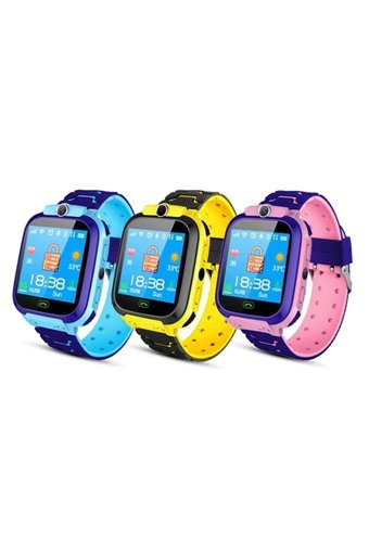 ACL 44 mm Silikon Kordon Kare Kameralı Sim Kartlı Çocuk Akıllı Saat Mavi